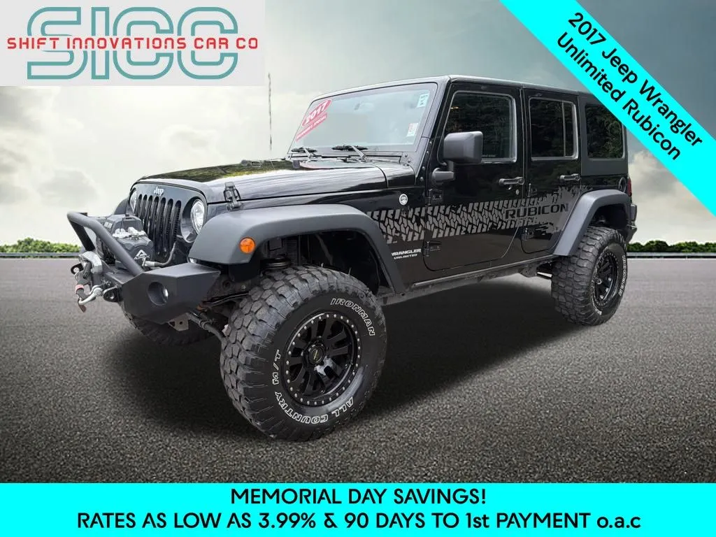 Black 2017 Jeep Wrangler Unlimited Rubicon for sale in Puyallup, WA