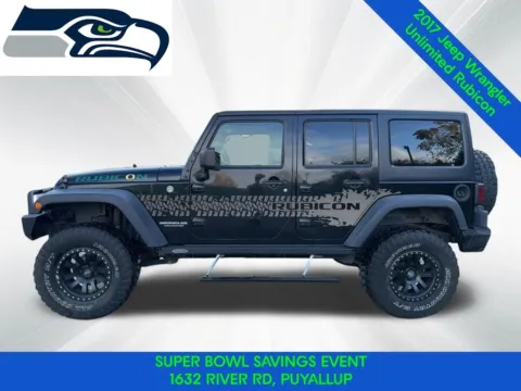 Another view of 2017 Jeep Wrangler Unlimited Rubicon for sale in Puyallup, WA at Shift Innovations Car Co