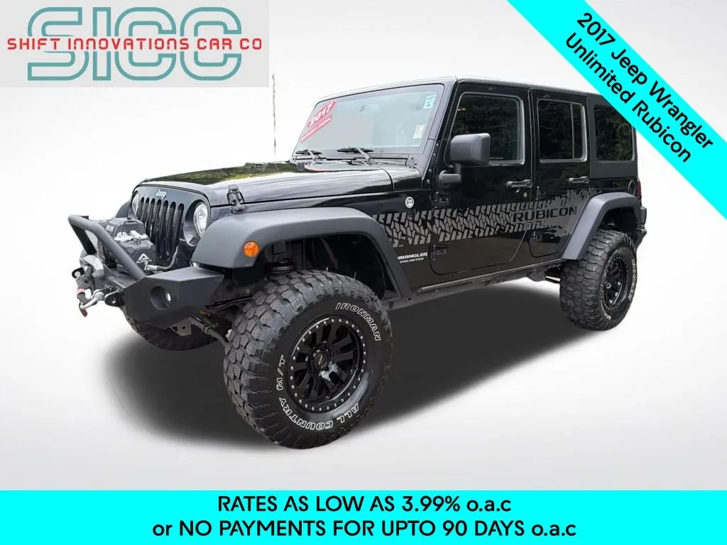 Black 2017 Jeep Wrangler Unlimited Rubicon for sale in Puyallup, WA