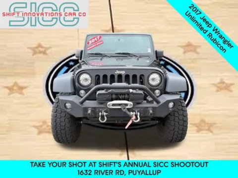Photos of 2017 Jeep Wrangler Unlimited Rubicon for sale in Puyallup, WA at Shift Innovations Car Co