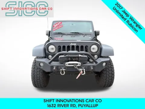 Photos of 2017 Jeep Wrangler Unlimited Rubicon for sale in Puyallup, WA at Shift Innovations Car Co
