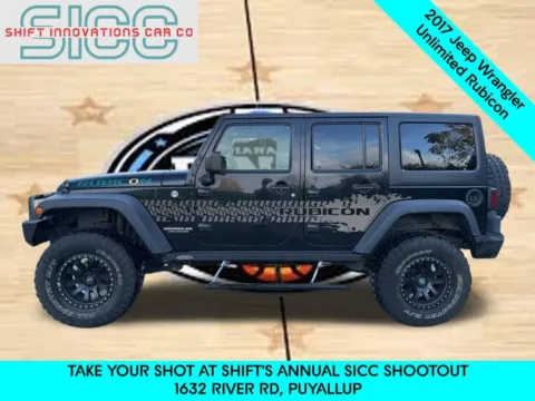 Another view of 2017 Jeep Wrangler Unlimited Rubicon for sale in Puyallup, WA at Shift Innovations Car Co