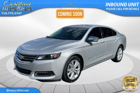 Silver 2018 Chevrolet Impala LT for sale in Grand Island, NY