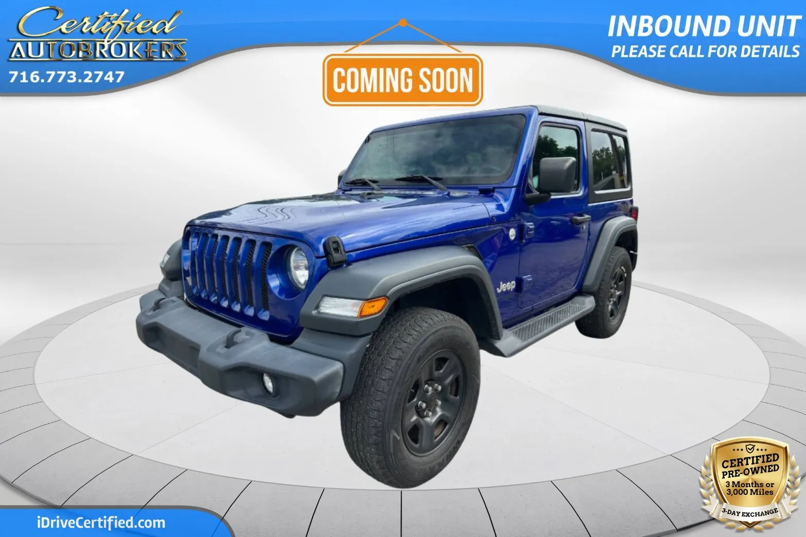 2018 Jeep Wrangler Sport 4x4 for sale in Grand Island, NY