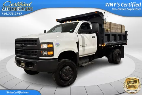 White 2021 Chevrolet Silverado MD 4500 Dump Truck 4x4 for sale in Grand Island, NY