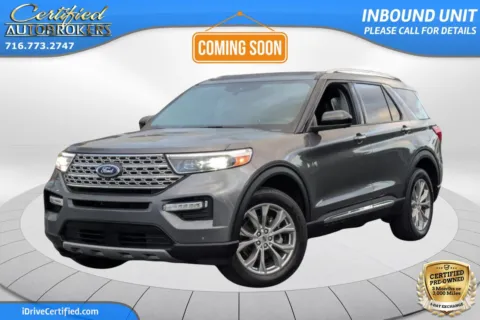 Gray 2023 Ford Explorer Limited 4x4 for sale in Grand Island, NY