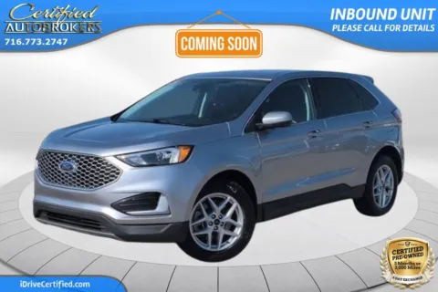 Silver 2024 Ford Edge SEL AWD for sale in Grand Island, NY