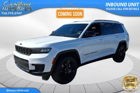 White 2023 Jeep Grand Cherokee L Altitude 4x4 for sale in Grand Island, NY
