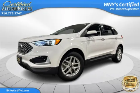White 2024 Ford Edge SEL AWD for sale in Grand Island, NY