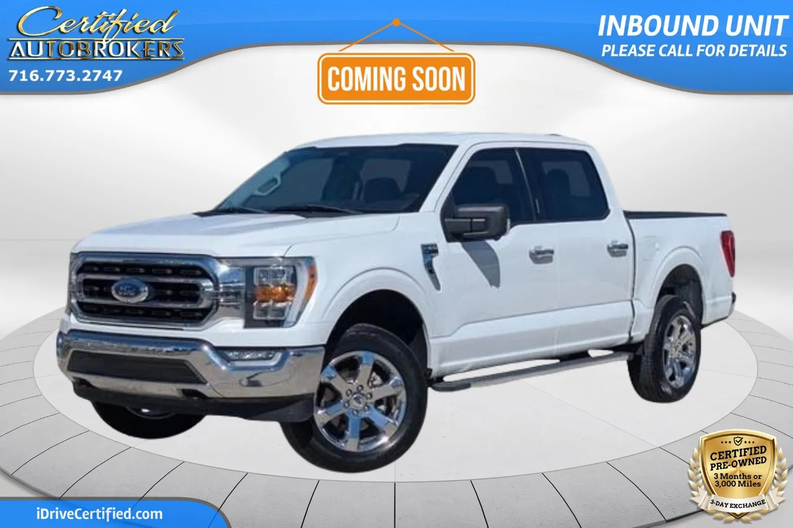 White 2022 Ford F-150 XLT 4x4 for sale in Grand Island, NY