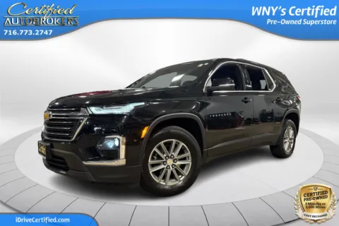 Black 2023 Chevrolet Traverse LT AWD for sale in Grand Island, NY