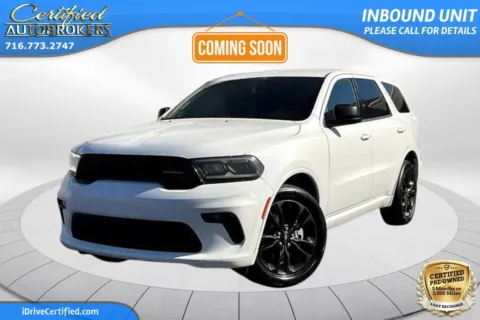 White 2022 Dodge Durango SXT AWD for sale in Grand Island, NY