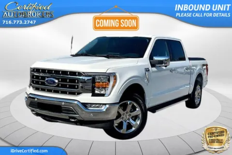 White 2021 Ford F-150 LARIAT FX4 4x4 for sale in Grand Island, NY