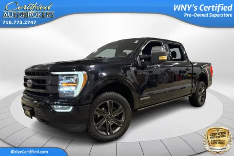 Black 2021 Ford F-150 LARIAT FX4 4x4 for sale in Grand Island, NY