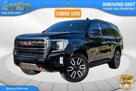 Black 2023 GMC Yukon AT4 4x4 for sale in Grand Island, NY