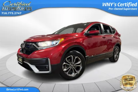 Red 2021 Honda CR-V EX AWD for sale in Grand Island, NY
