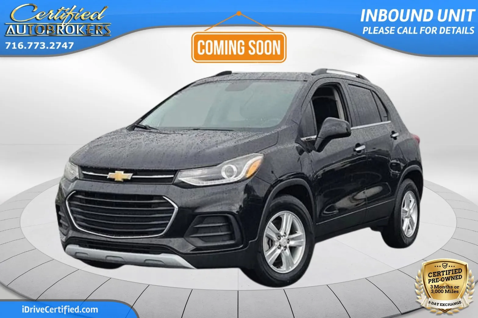 Black 2020 Chevrolet Trax LT for sale in Grand Island, NY
