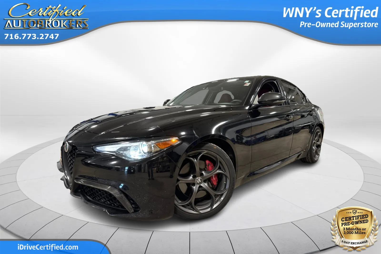 Black 2019 Alfa Romeo Giulia Sport for sale in Grand Island, NY