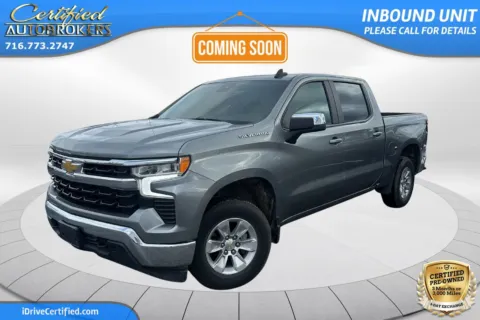 Gray 2025 Chevrolet Silverado 1500 LT 4x4 for sale in Grand Island, NY