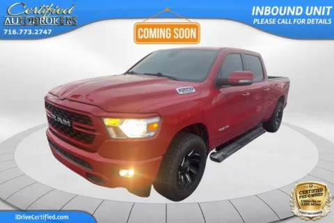 Red 2022 Ram 1500 Big Horn 4x4 for sale in Grand Island, NY