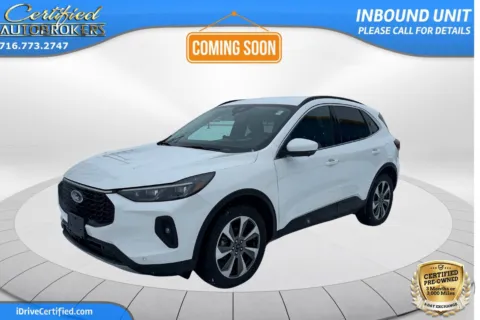 White 2024 Ford Escape Platinum for sale in Grand Island, NY