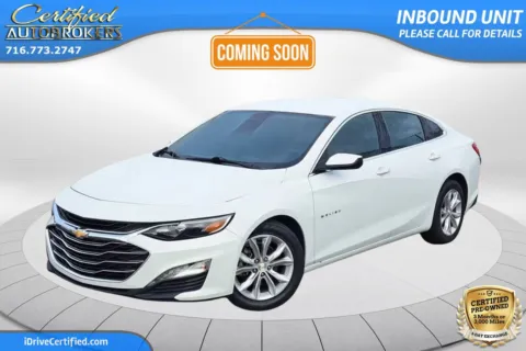White 2024 Chevrolet Malibu LT for sale in Grand Island, NY