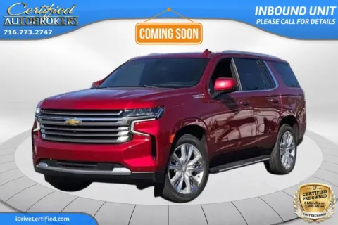 Red 2021 Chevrolet Tahoe High Country 4x4 for sale in Grand Island, NY