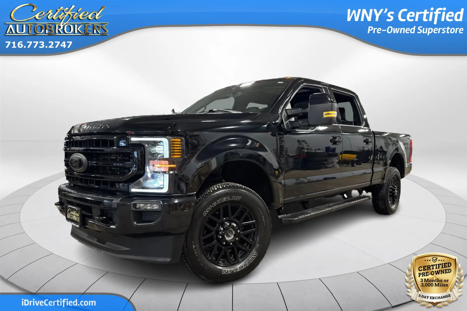Black 2022 Ford Super Duty F-250 SRW LARIAT 4x4 for sale in Grand Island, NY