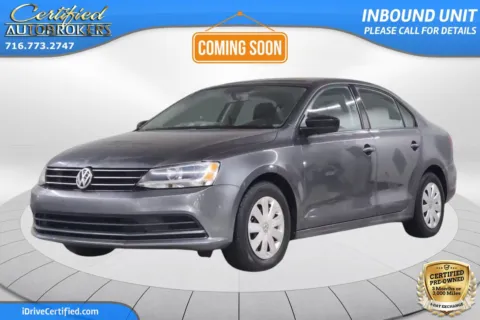 Gray 2015 Volkswagen Jetta Sedan 2.0L S for sale in Grand Island, NY