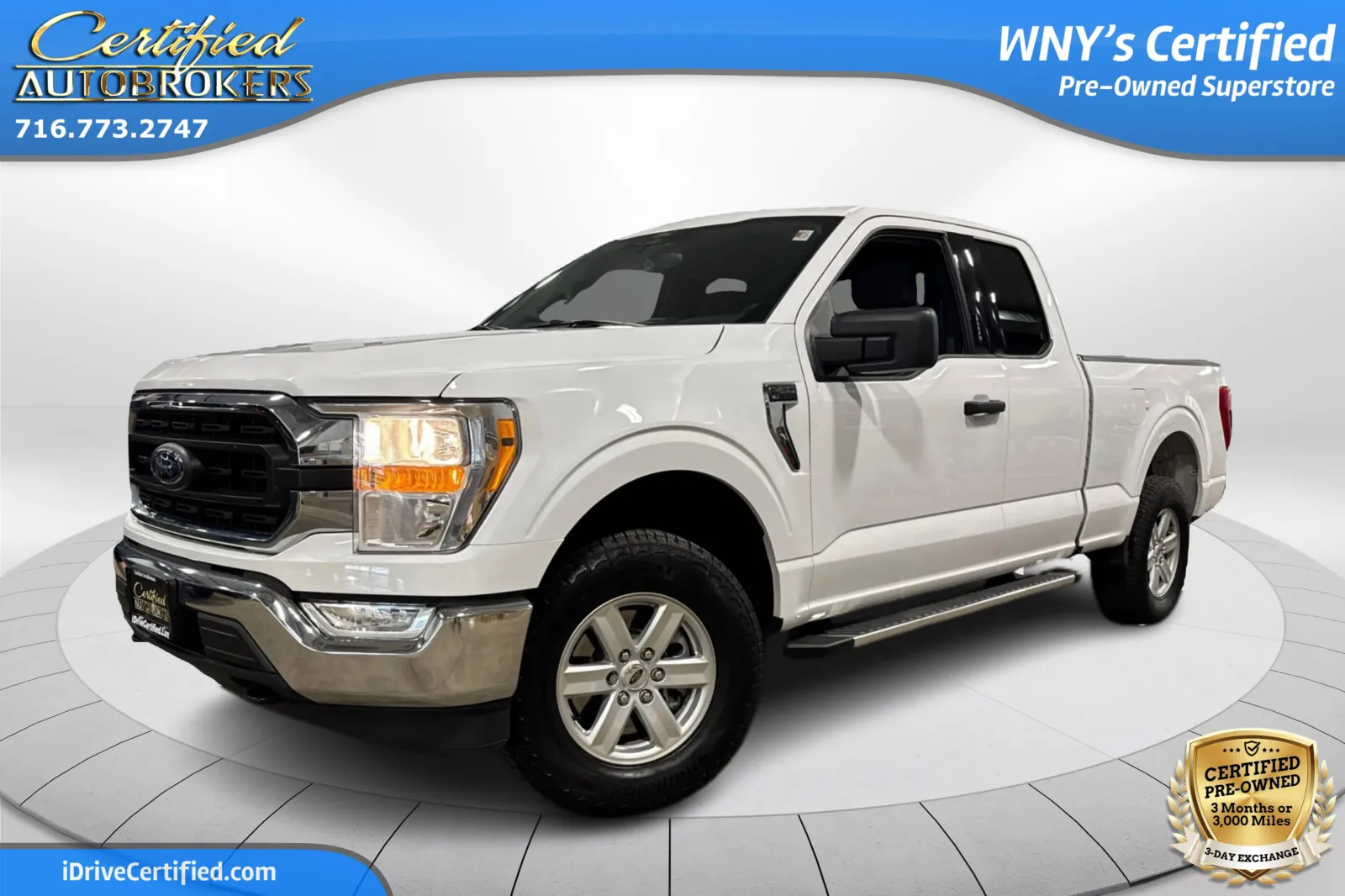 White 2022 Ford F-150 XLT 4x4 for sale in Grand Island, NY