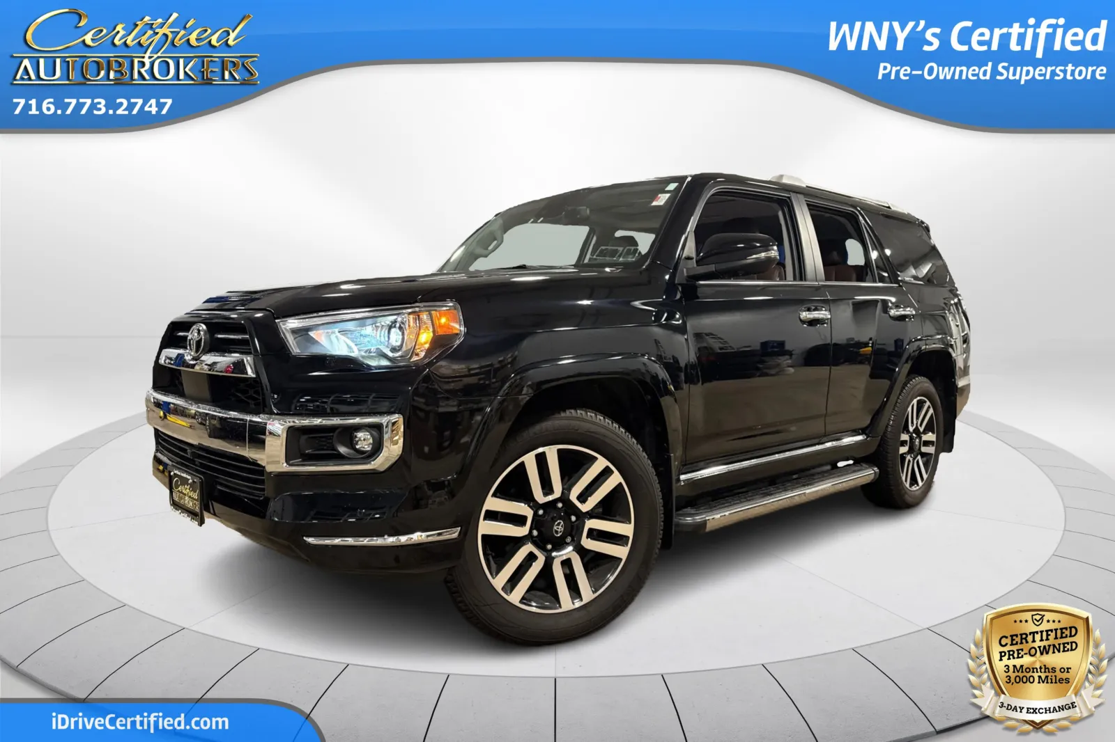 Black 2023 Toyota 4Runner Limited 4x4 for sale in Grand Island, NY