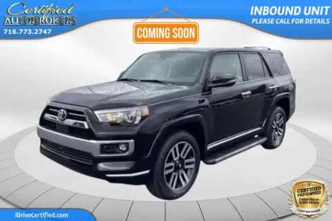 Black 2023 Toyota 4Runner Limited 4x4 for sale in Grand Island, NY