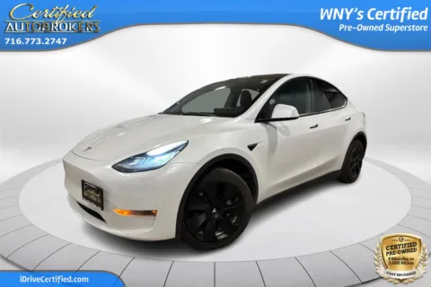White 2022 Tesla Model Y Long Range AWD for sale in Grand Island, NY