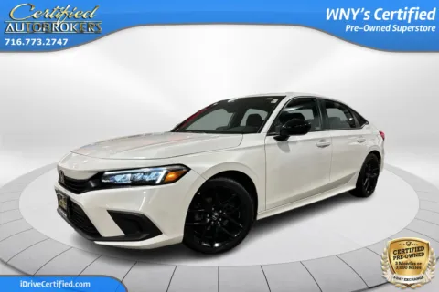 White 2024 Honda Civic Sedan Sport for sale in Grand Island, NY