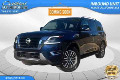 Blue 2024 Nissan Armada SL 4x4 for sale in Grand Island, NY