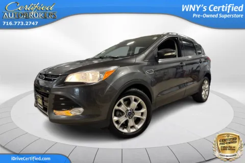 Gray 2016 Ford Escape Titanium 4x4 for sale in Grand Island, NY