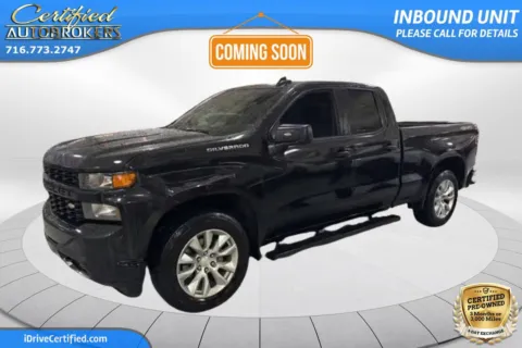 Black 2020 Chevrolet Silverado 1500 Custom for sale in Grand Island, NY