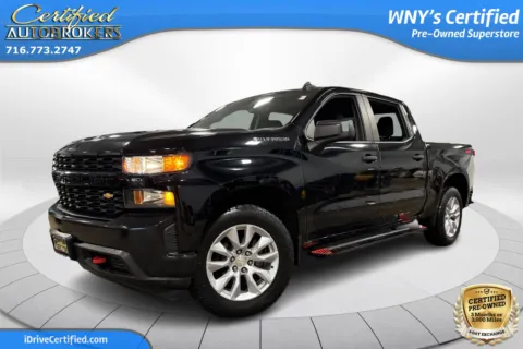 Black 2020 Chevrolet Silverado 1500 Custom for sale in Grand Island, NY