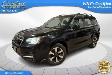 Black 2018 Subaru Forester Limited AWD for sale in Grand Island, NY