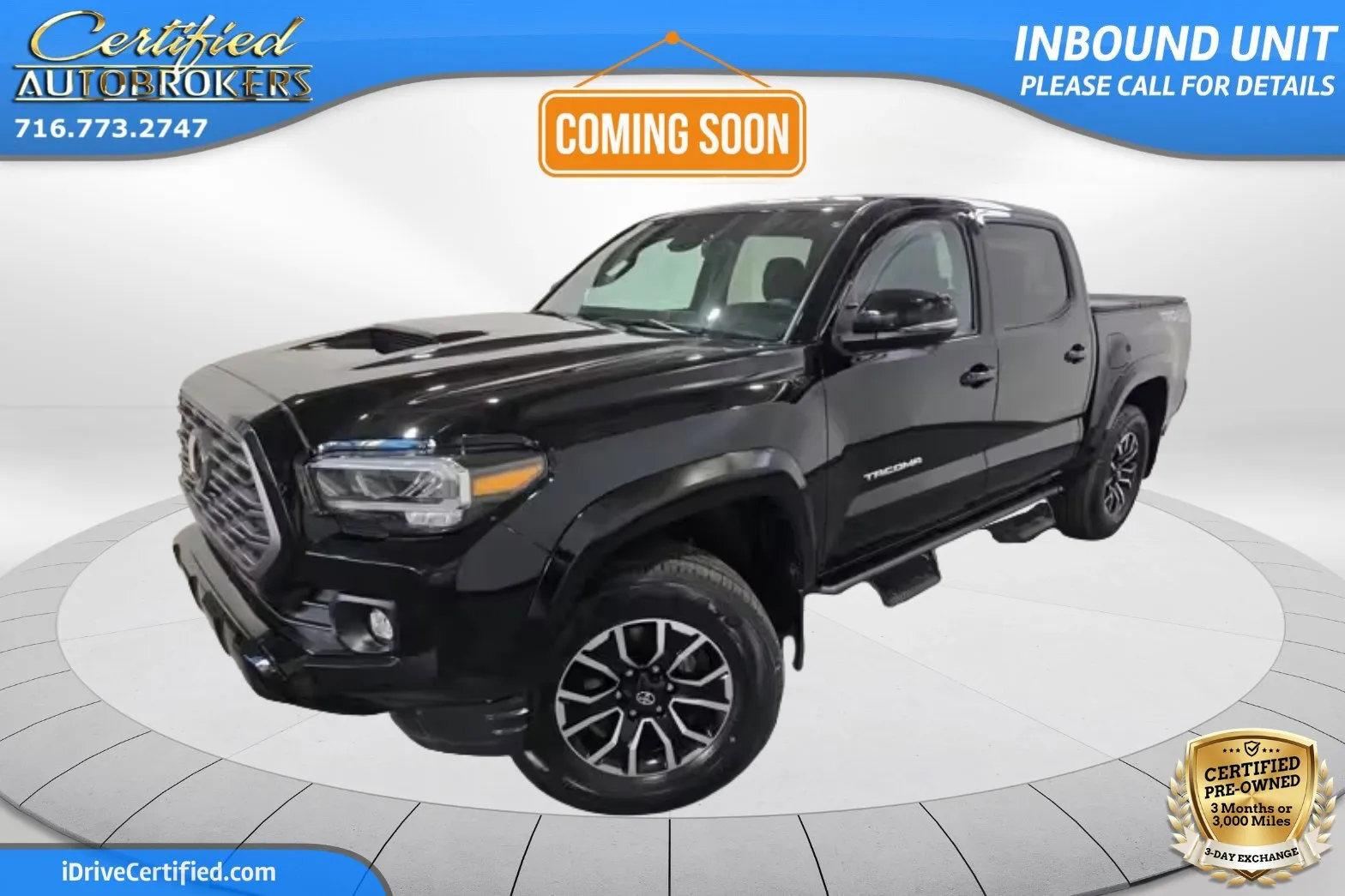 Black 2023 Toyota Tacoma TRD Sport 4x4 for sale in Grand Island, NY