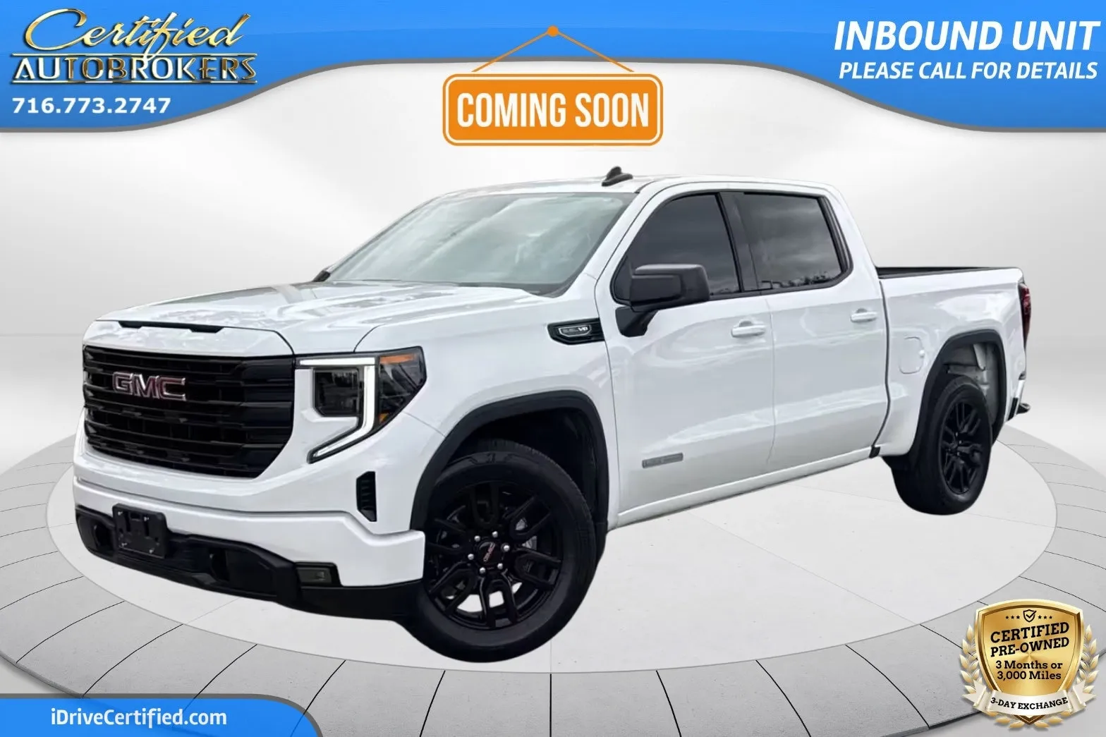 White 2024 GMC Sierra 1500 Elevation 4x4 for sale in Grand Island, NY