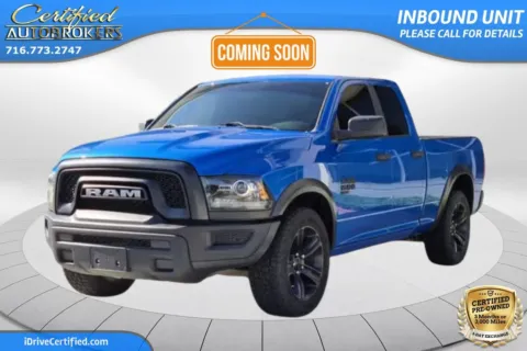 Blue 2021 Ram 1500 Classic Warlock 4x4 for sale in Grand Island, NY