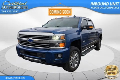 Blue 2016 Chevrolet Silverado 2500HD High Country 4x4 for sale in Grand Island, NY