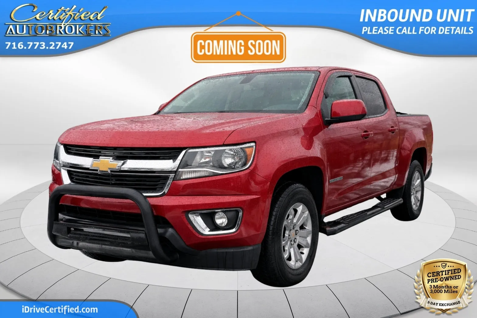 Red 2019 Chevrolet Colorado LT 4x4 for sale in Grand Island, NY