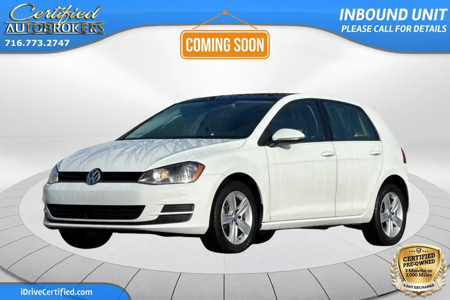 White 2017 Volkswagen Golf Wolfsburg Edition for sale in Grand Island, NY