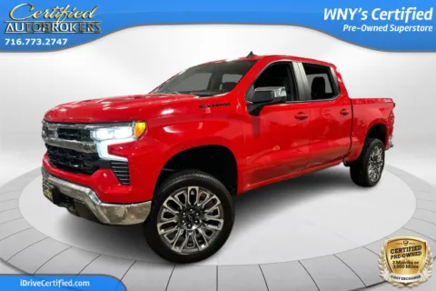 Red 2023 Chevrolet Silverado 1500 LT 4x4 for sale in Grand Island, NY