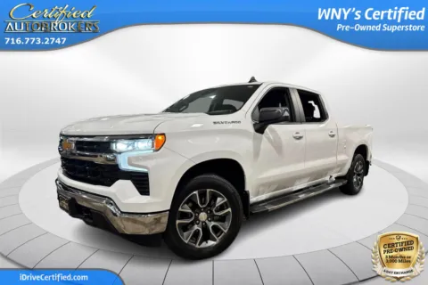 White 2024 Chevrolet Silverado 1500 LT 4x4 for sale in Grand Island, NY