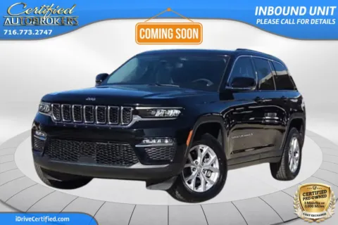 Black 2023 Jeep Grand Cherokee Limited 4x4 for sale in Grand Island, NY