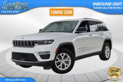 White 2023 Jeep Grand Cherokee Limited 4x4 for sale in Grand Island, NY