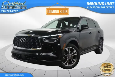 Black 2024 INFINITI QX60 LUXE AWD for sale in Grand Island, NY